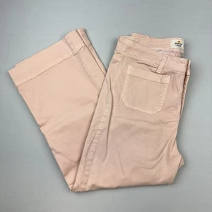 Marine Layer Pants Womens 8 Wide Leg High Rise Casual Pleated Pink Beach Stretch - Picture 1 of 5