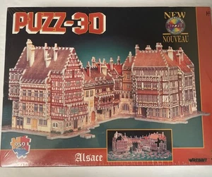 Puzzle Alsazia Wrebbit Puzz-3D 959 Pezzi Schiuma Città Francese Architettura Nuovo - Foto 1 di 5