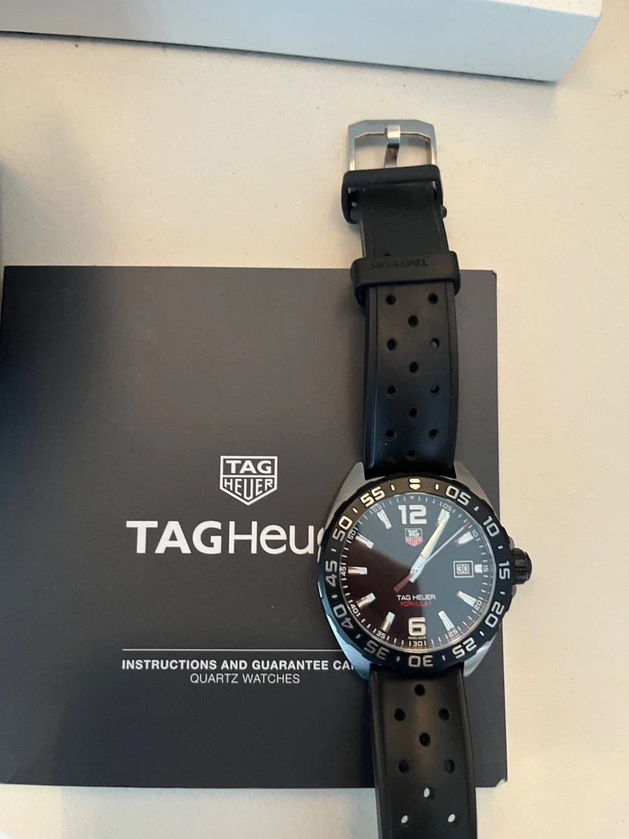 【希少】TAG HEUER PROFESSIONAL FORMULA1 ブラック TAG Heuer Formula 1 Chronograph 44mm Black Dial Titanium Automatic Gen