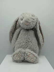 JELLYCAT MEDIUM BLOSSOM BASHFUL BUNNY HASE PLÜSCHTIER BLUMENSPIELZEUG ORIGINAL SILBER - Bild 1 von 13