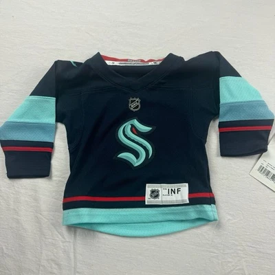 NHL Seattle Kraken Jersey Baby Boys Size 12-24 Months Ice Hockey - Image 1 of 4