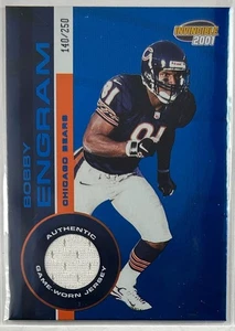 2001 Pacific Invincible #42 Bobby Engram Blue SN140/250 Chicago Bears - Picture 1 of 2