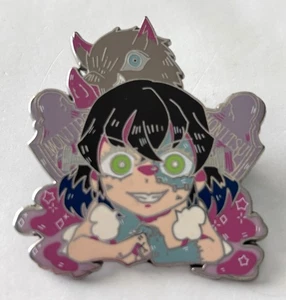 Kimetsu No Yaiba Halloween Enamel Lapel Pin - Picture 1 of 3