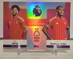 2025-26 Topps Premier League Ola Aina Callum Hudson-Odoi #375 Pro Partnership - Picture 1 of 2