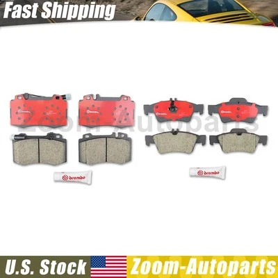 Kit de pastillas de freno delanteras traseras Brembo OE para Mercedes-Benz CL500 2003 2004 2005 2006 Foto 1 de 3