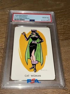 1966 Batman Rookie Año Jugando Cartas Gato Mujer PSA 10 Gemas Como Nuevo ¡¡Raro!!! - Imagen 1 de 4
