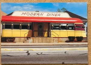 MODERN DINER - PAWTUCKET RI ca. 1980er 4,25" x 6" Postkarte - Bild 1 von 2