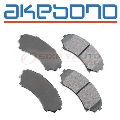 Akebono Pro-ACT Front Disc Brake Pad Set for 2002-2003 Isuzu Rodeo Sport - qv - Image 1 of 4