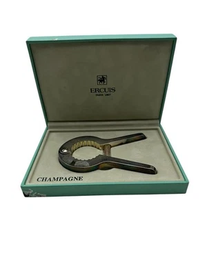 Abridor de champanhe prata ERCUIS com caixa veja a foto - Imagem 1 de 4