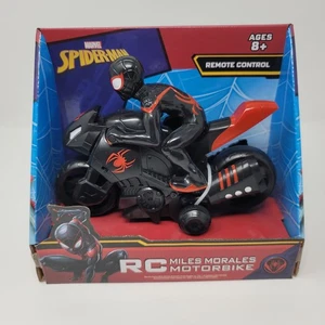 Marvel Spider-Man Miles Morales Remote Control Motorbike RC Toy Ages 8+ - Picture 1 of 3