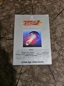 Data Age Journey Escape (Atari 2600, 1982) nur Bedienungsanleitung Booklet - Bild 1 von 4
