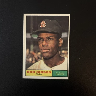 Bonita tarjeta 1961 Topps - Bob Gibson #211 Foto 1 de 4