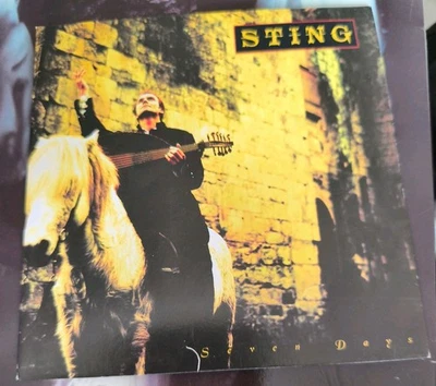 RARE STING 7" PROMO SINGLE  SEVEN DAYS (RADIO EDIT) / JANUARY STARS UNPLAYED '93 - Image 1 of 4