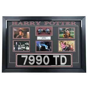 Daniel Radcliffe Signed Glasses Harry Potter Photos Framed BAS COA Autographed - Picture 1 of 11
