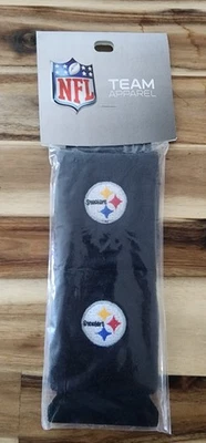 Muñequeras Pittsburgh Steelers NFL para ropa de equipo pies desnudos nuevas en paquete Foto 1 de 4