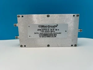 Mini-Circuits ZN2PD2-63-S+ Power Splitter/Combiner 350-6000MHz, Excellent Cond. - Picture 1 of 4