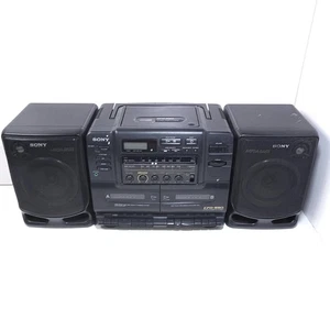 Sony CFD-550 Portable Stereo Boombox AM/FM Radio - Cassette And CD Not Working - Picture 1 of 11
