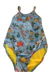 Dolfin Uglies Girls Swimsuit Size 6 Christmas - Picture 1 of 3