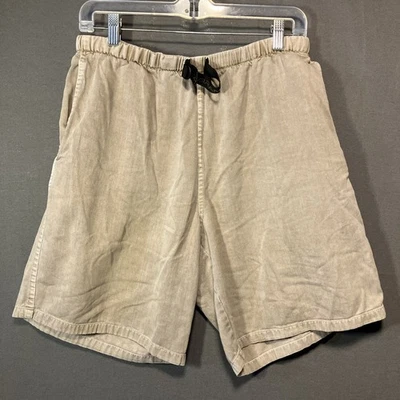 Pantalones Cortos Gramicci De Colección Para Hombre Talla L Caqui Cinturón 100% Algodón Hecho en EE. UU. Sarga G Foto 1 de 4