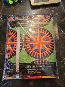 Mini Mariners Compass Classic Pack Printed Fusible Interfacing Pattern design - Picture 1 of 5