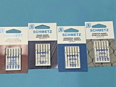 20 Nähmaschine Nadeln Schmetz Nadeln Start Set- Flachkolben Nadeln  - Bild 1 von 4