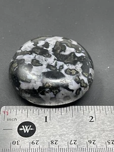 MYSTIC MERLINITE / INDIGO GABBRO 3.6oz Palm Stone Nice! High Vibration L7 - Picture 1 of 12