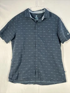Camisa de Senderismo KÜHL Manga Corta Abotonada Azul Talla Mediana M Exterior Cabincore - Imagen 1 de 12