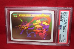 1990 Marvel Universe Impel Spider-Man vs. Green Goblin # MH5 PSA 8.5 - Bild 1 von 3