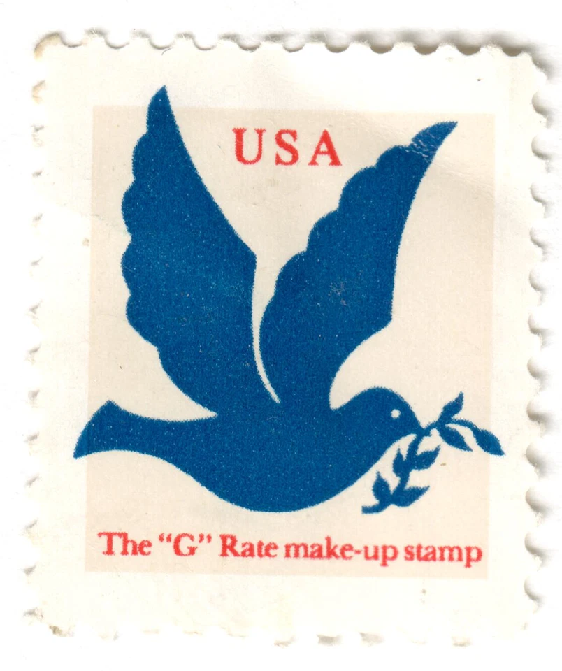 USA - 1994 - Dove Makeup Rate stamp - G - #03 - Image 1 of 1