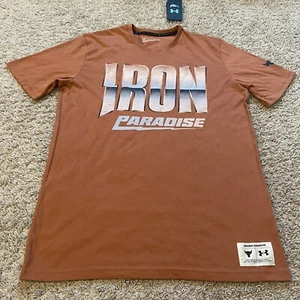 NWT Men’s Under Armour Project Rock Iron Paradise Graphic T-Shirt (Medium) - Picture 1 of 3