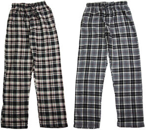 Hanes Men's Lightweight Yarn Dyed Flannel Sleep Pajama Lounge Pants for Men