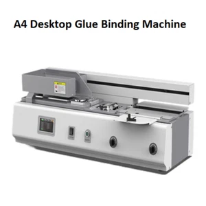 A4 Desktop Hot Melt Glue Thermal Book Binding Machine B40F 110V Pickup or Ship - Picture 1 of 5