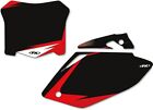 Factory Effex Pre-Cut Graphic Number Plate Kit For Honda Crf250r 2006-2007