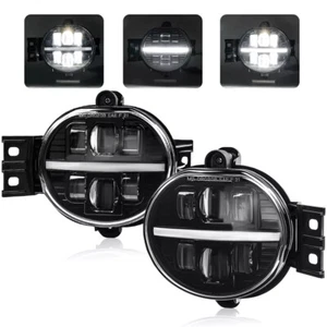 For 2002-2009 Dodge Ram 1500 2500 3500 LED Projector Fog Lights Driving Lamps - Bild 1 von 7