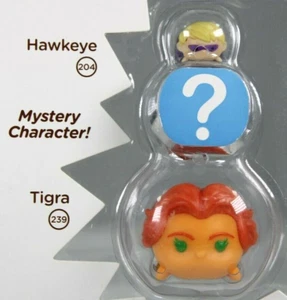 MARVEL TSUM TSUM SERIES 2 TIGRA, MYSTERY CHARACTER, HAWKEYE FIGURES 3 PACK 2016 - Picture 1 of 10