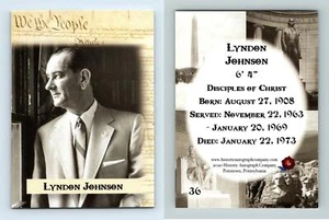 Lyndon Johnson #36 POTUS The First 36 Historic Autographs 2020 Trading Card - Picture 1 of 1