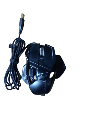 Mad catz the Authentic R.A.T. RAT 8+ Wired Gaming mouse tested working great - Image 1 of 4