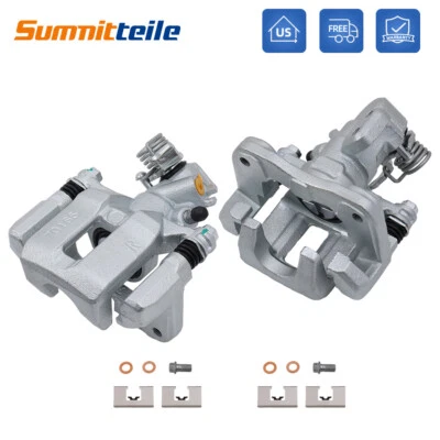 Pinzas de freno traseras 2 piezas con soporte para Honda Civic 2013-18 Acura ILX 2006-15 Foto 1 de 4