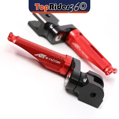 Clavijas delanteras ROJAS 25 mm Shinobi inferiores para Aprilia SL1000 Falco 99-06 05 04 03 Foto 1 de 4
