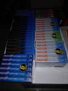 Huge New Blank VHS Tapes In The Wrapper VCR - Picture 1 of 4