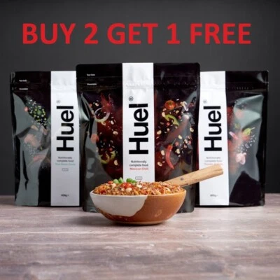 Huel Hot & Savoury Single Serving Sample Pack (200Kcal) Nutritious All Flavours