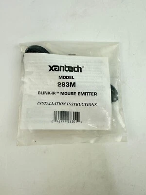 XANTECH 283M Blink IR Mouse Emitter 7 foot Cord W/ 3.5mm Stereo Jack NEW SEALED - Image 1 of 4