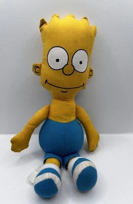 Винтаж 1990 Dan Dee The Simpsons Bart Simpson коллекционная тряпичная кукла игрушка мультфильм 10 дюймов - Изображение 1 из 4