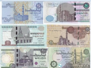 EGYPT Set of 6 Replacement Notes UNC + 2 Gifts ! Worth $75++  E20b?  - Picture 1 of 3