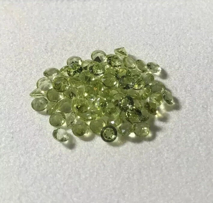 TOP PERIDOT! 10x Peridot - Rund Facettiert 2,5 mm - Bild 1 von 1