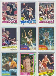 Byron Beck 1974-75 Topps Autographed Basketball card # 264 Denver Nuggets F