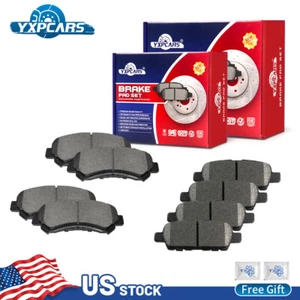Front Rear Ceramic Brake Pads For Nissan Sentra X-Trail Rogue 2009 - 2022 Maxima - Picture 1 of 8