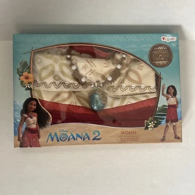 Disfraz Moana 2 Mediano Princesa Vestido Falda con Collar Niña Halloween 7-8 Nuevo con Etiquetas Foto 1 de 4
