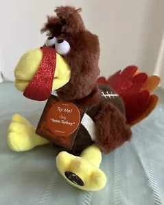 Dan Dee Football Turkey Animated Talking Moving Plush Thanksgiving Fall VIDEO - Picture 1 of 14