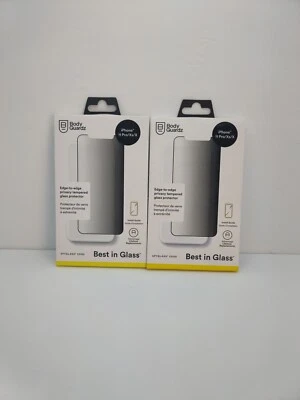 LOTE DE 2 nuevos protectores de pantalla de vidrio BodyGuardz Spyglass Edge iPh 11 Pro / XS /X Foto 1 de 2